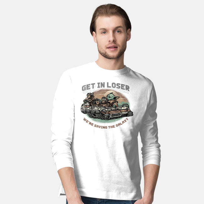 Save The Galaxy-Mens-Long Sleeved-Tee-glitchygorilla
