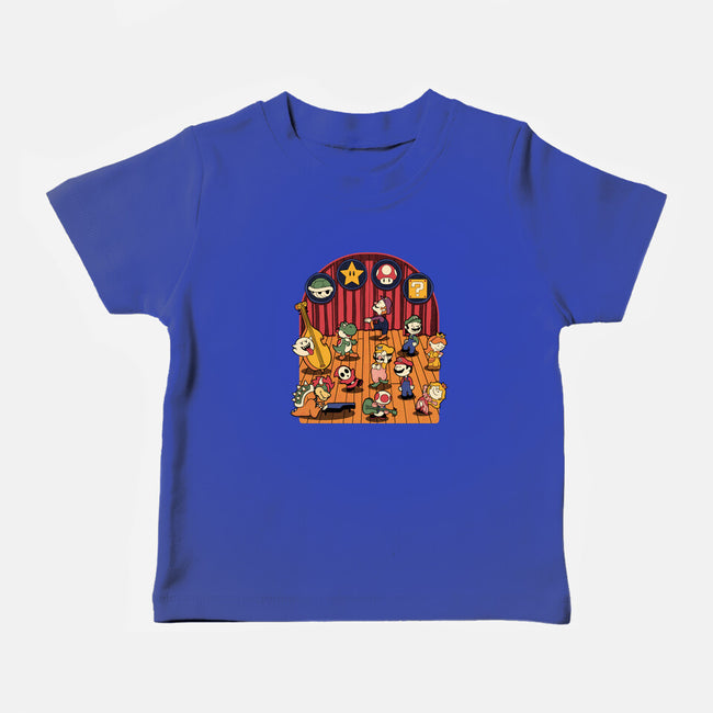 Plumber Game Dance-Baby-Basic-Tee-Studio Mootant