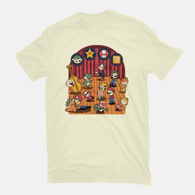 Plumber Game Dance-Mens-Premium-Tee-Studio Mootant