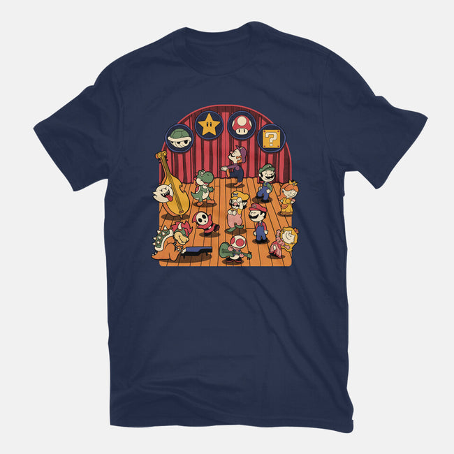 Plumber Game Dance-Mens-Heavyweight-Tee-Studio Mootant