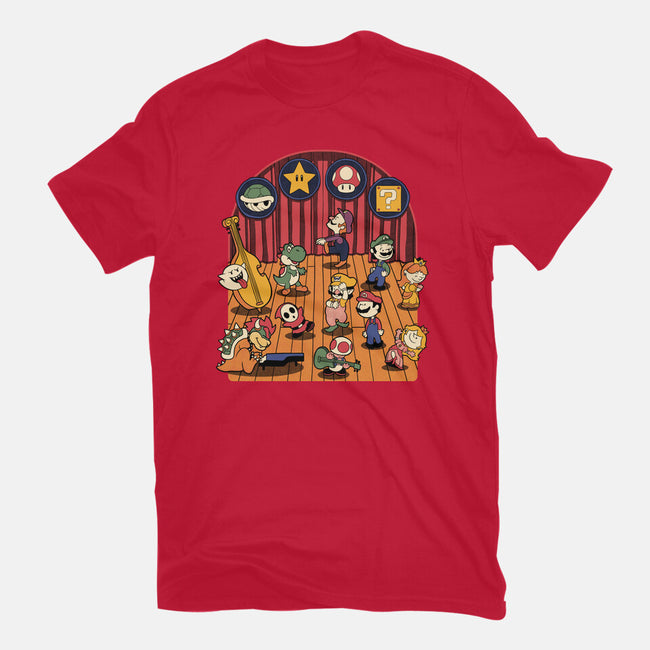 Plumber Game Dance-Mens-Heavyweight-Tee-Studio Mootant