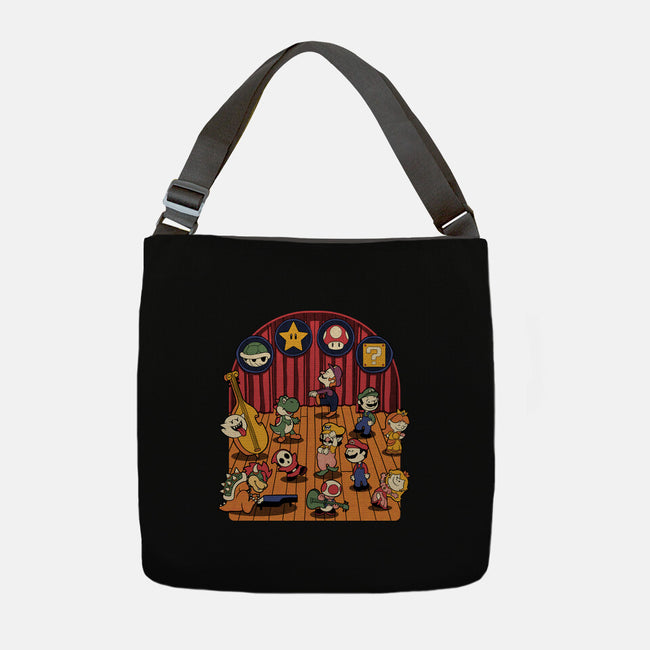 Plumber Game Dance-None-Adjustable Tote-Bag-Studio Mootant