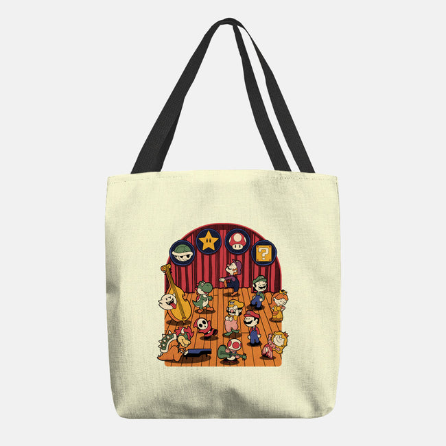 Plumber Game Dance-None-Basic Tote-Bag-Studio Mootant