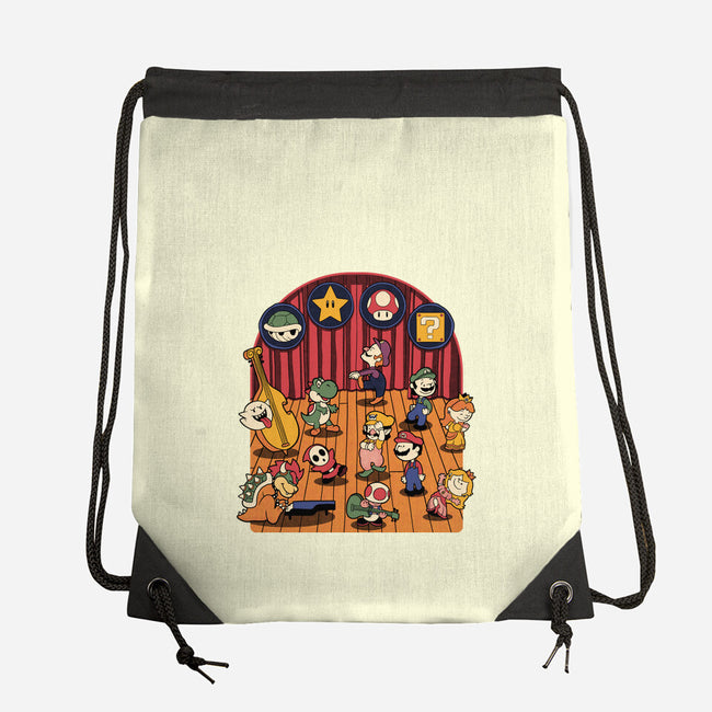 Plumber Game Dance-None-Drawstring-Bag-Studio Mootant