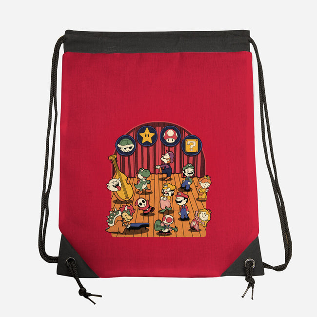 Plumber Game Dance-None-Drawstring-Bag-Studio Mootant
