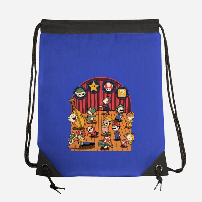 Plumber Game Dance-None-Drawstring-Bag-Studio Mootant