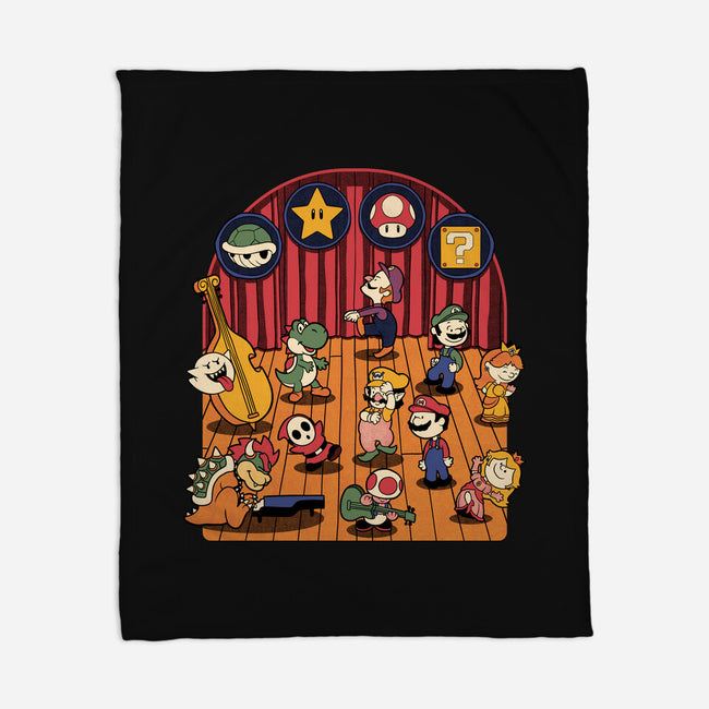 Plumber Game Dance-None-Fleece-Blanket-Studio Mootant