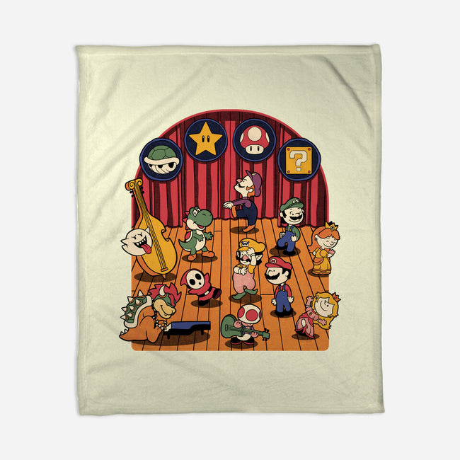 Plumber Game Dance-None-Fleece-Blanket-Studio Mootant