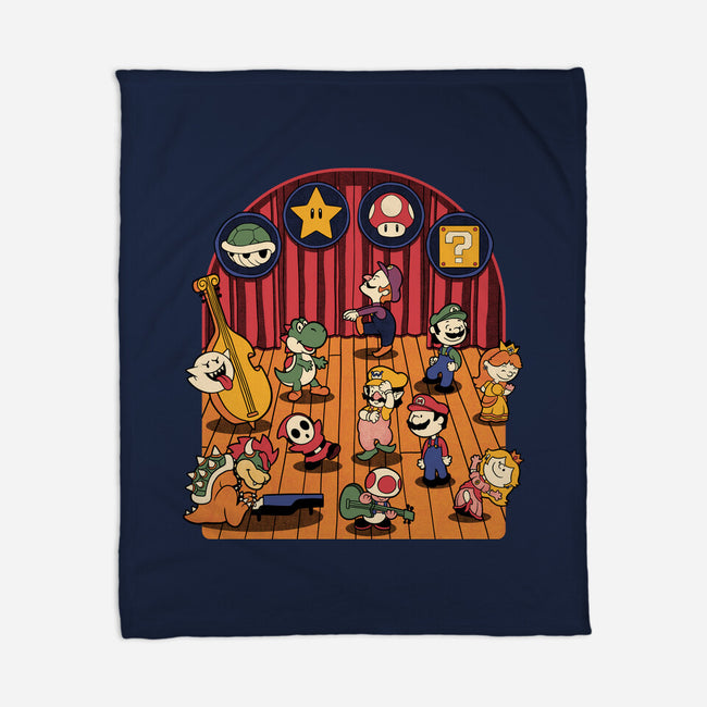 Plumber Game Dance-None-Fleece-Blanket-Studio Mootant