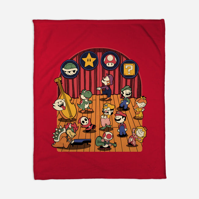 Plumber Game Dance-None-Fleece-Blanket-Studio Mootant