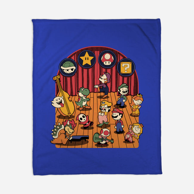 Plumber Game Dance-None-Fleece-Blanket-Studio Mootant