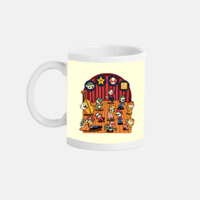 Plumber Game Dance-None-Mug-Drinkware-Studio Mootant