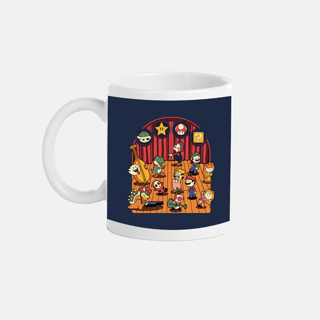 Plumber Game Dance-None-Mug-Drinkware-Studio Mootant