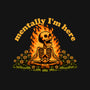Mentally Here Skeleton-None-Matte-Poster-Studio Mootant