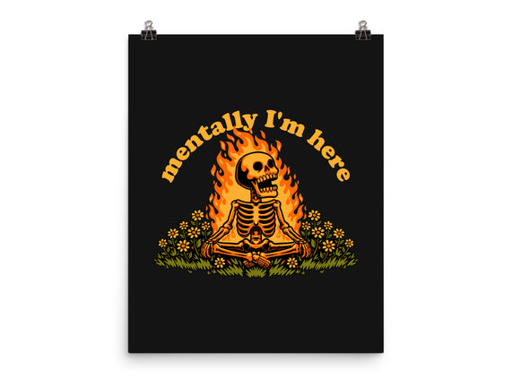 Mentally Here Skeleton