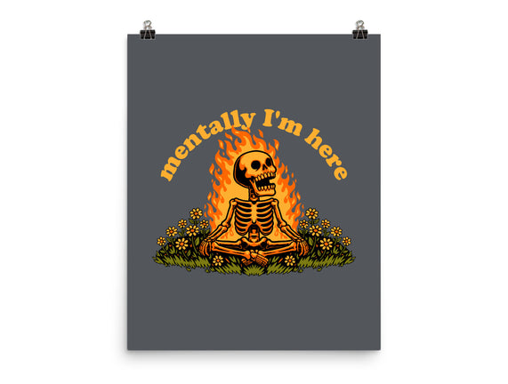 Mentally Here Skeleton