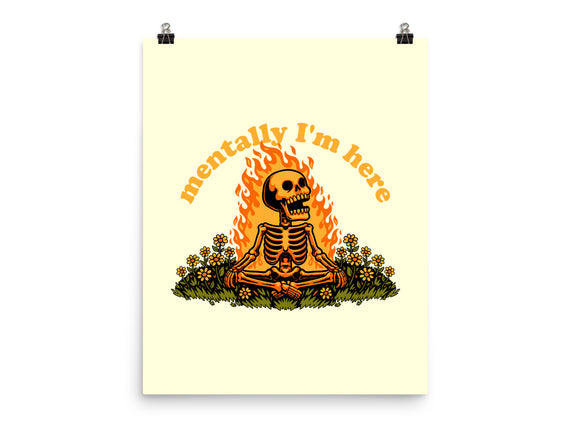 Mentally Here Skeleton