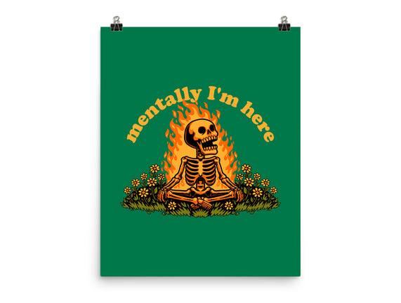 Mentally Here Skeleton