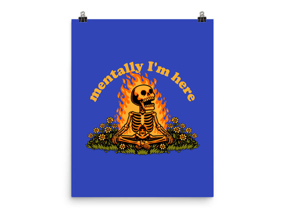 Mentally Here Skeleton