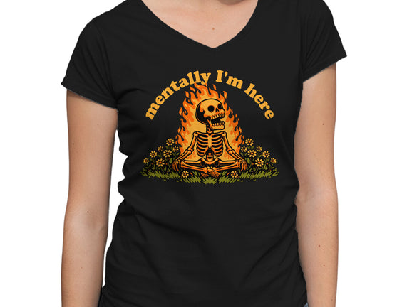 Mentally Here Skeleton