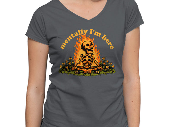Mentally Here Skeleton