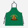 Mentally Here Skeleton-Unisex-Kitchen-Apron-Studio Mootant