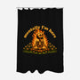 Mentally Here Skeleton-None-Polyester-Shower Curtain-Studio Mootant