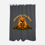Mentally Here Skeleton-None-Polyester-Shower Curtain-Studio Mootant