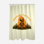 Mentally Here Skeleton-None-Polyester-Shower Curtain-Studio Mootant