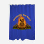 Mentally Here Skeleton-None-Polyester-Shower Curtain-Studio Mootant
