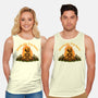 Mentally Here Skeleton-Unisex-Basic-Tank-Studio Mootant