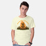 Mentally Here Skeleton-Mens-Basic-Tee-Studio Mootant