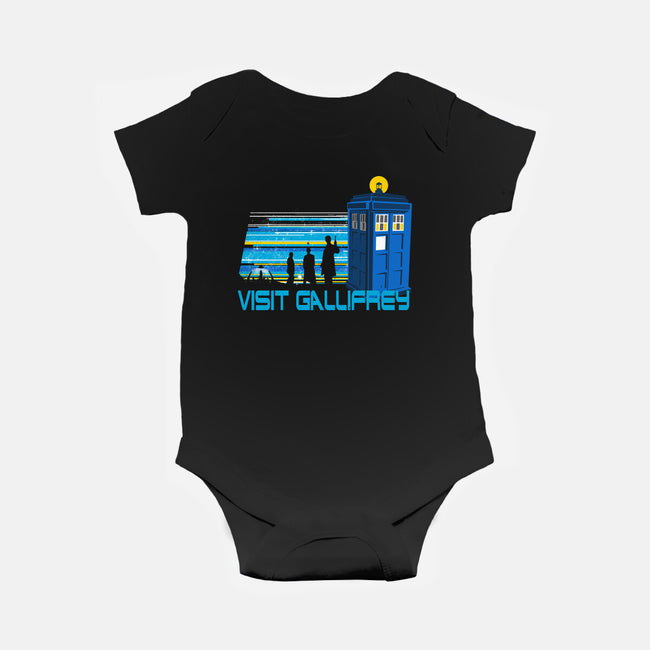 A Trip To Gallifrey-Baby-Basic-Onesie-kharmazero