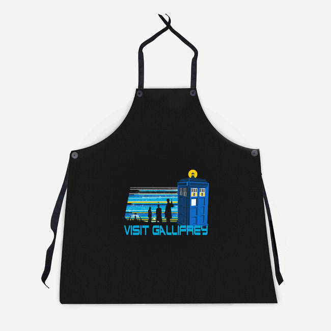 A Trip To Gallifrey-Unisex-Kitchen-Apron-kharmazero