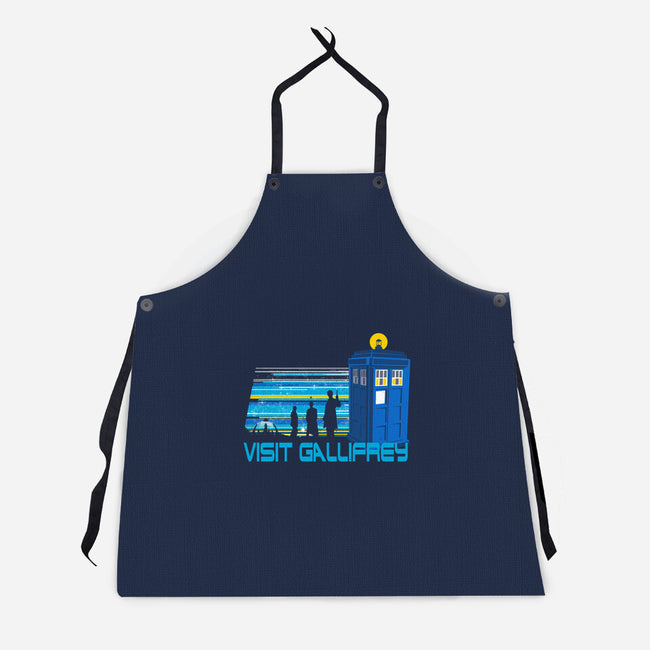 A Trip To Gallifrey-Unisex-Kitchen-Apron-kharmazero