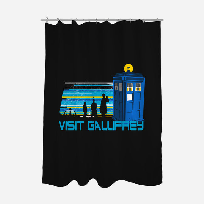 A Trip To Gallifrey-None-Polyester-Shower Curtain-kharmazero