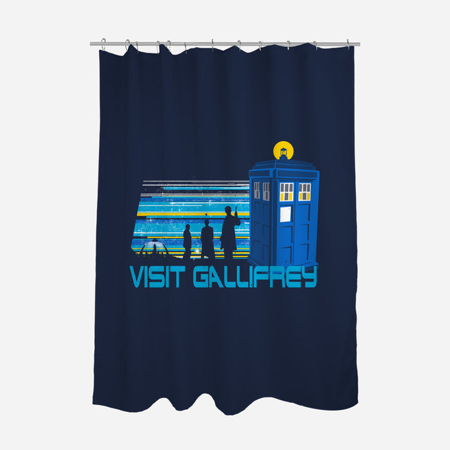 A Trip To Gallifrey-None-Polyester-Shower Curtain-kharmazero