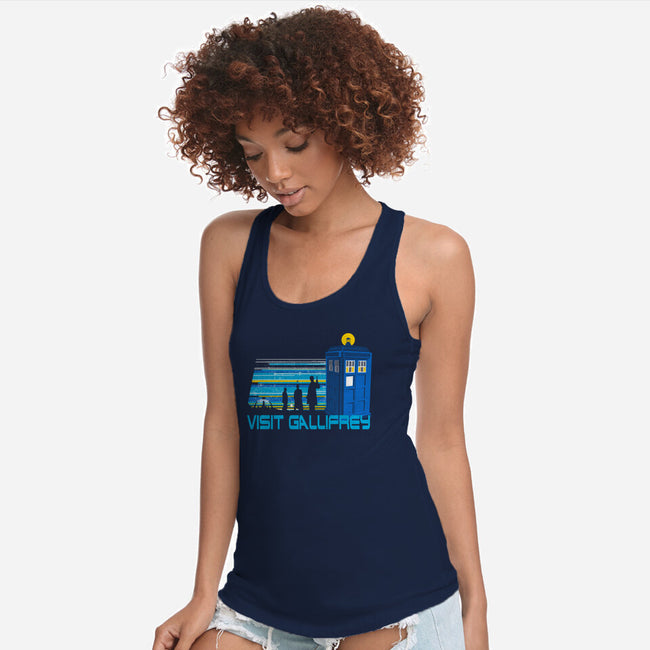 A Trip To Gallifrey-Womens-Racerback-Tank-kharmazero