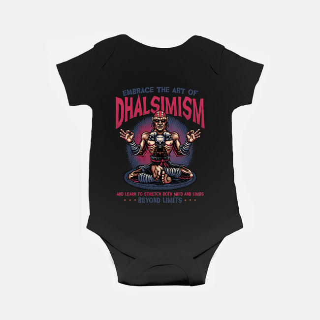The Art Of Dhalsimism-Baby-Basic-Onesie-glitchygorilla