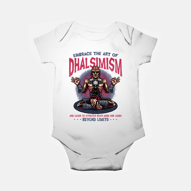 The Art Of Dhalsimism-Baby-Basic-Onesie-glitchygorilla