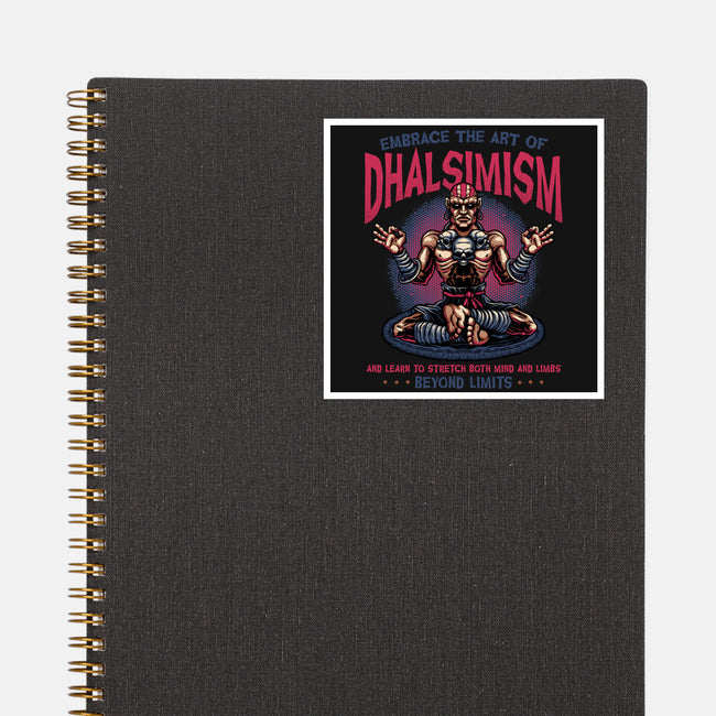 The Art Of Dhalsimism-None-Glossy-Sticker-glitchygorilla