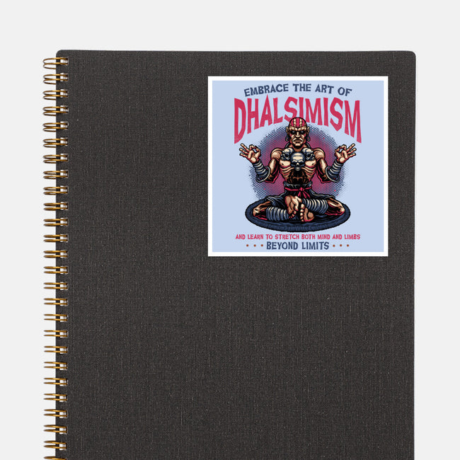 The Art Of Dhalsimism-None-Glossy-Sticker-glitchygorilla