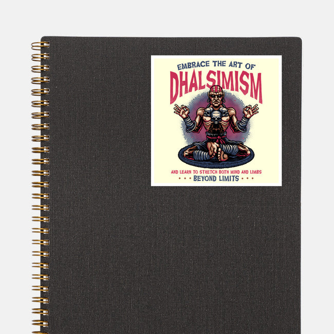 The Art Of Dhalsimism-None-Glossy-Sticker-glitchygorilla