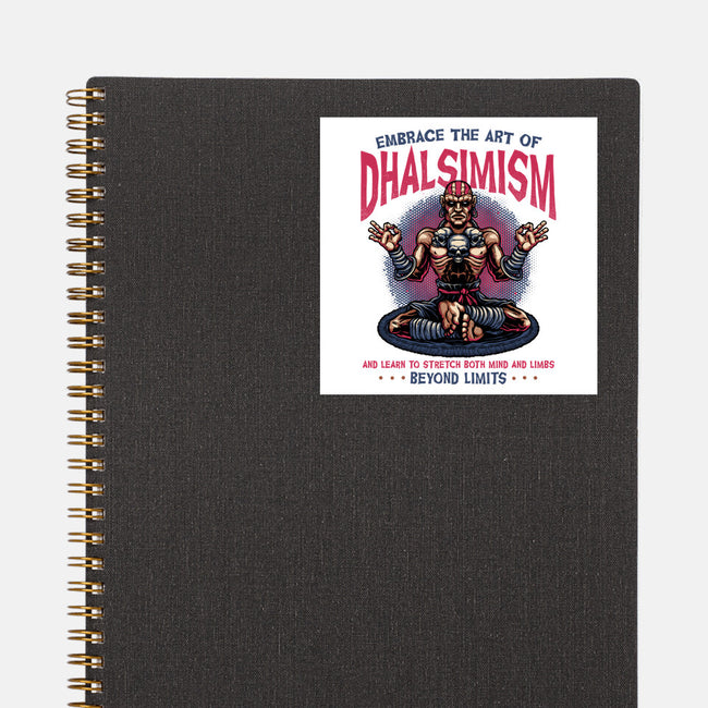 The Art Of Dhalsimism-None-Glossy-Sticker-glitchygorilla