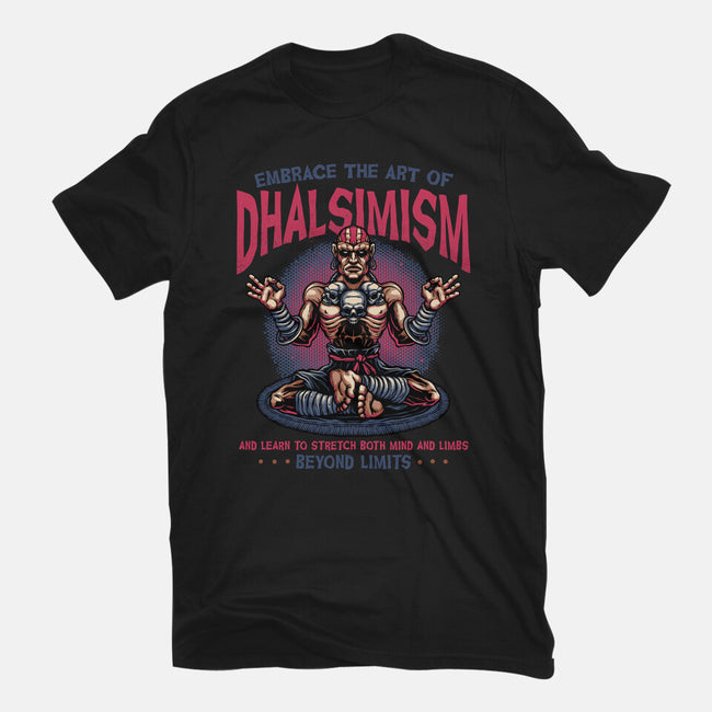 The Art Of Dhalsimism-Unisex-Basic-Tee-glitchygorilla