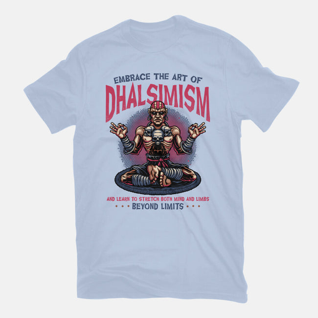 The Art Of Dhalsimism-Womens-Fitted-Tee-glitchygorilla