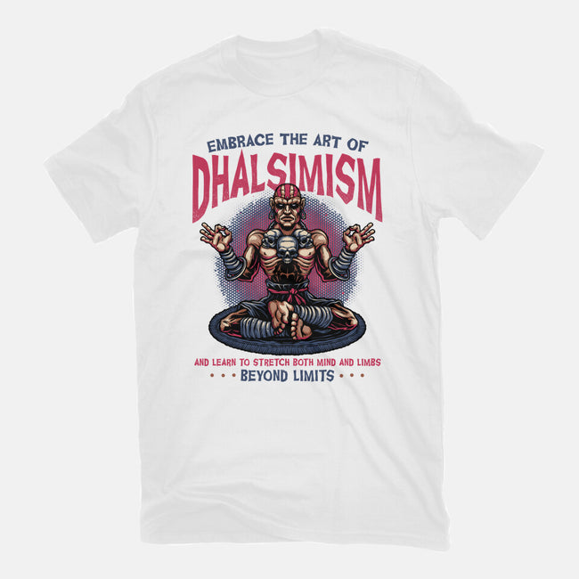 The Art Of Dhalsimism-Womens-Fitted-Tee-glitchygorilla