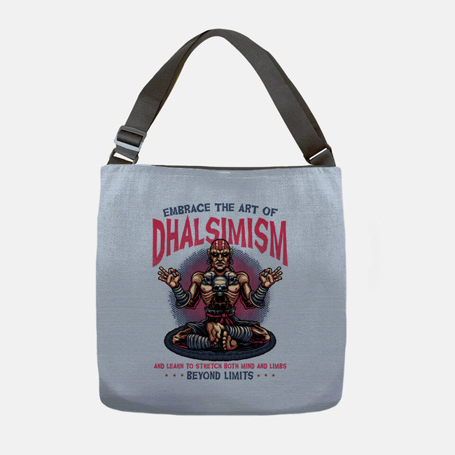 The Art Of Dhalsimism-None-Adjustable Tote-Bag-glitchygorilla