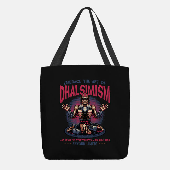The Art Of Dhalsimism-None-Basic Tote-Bag-glitchygorilla