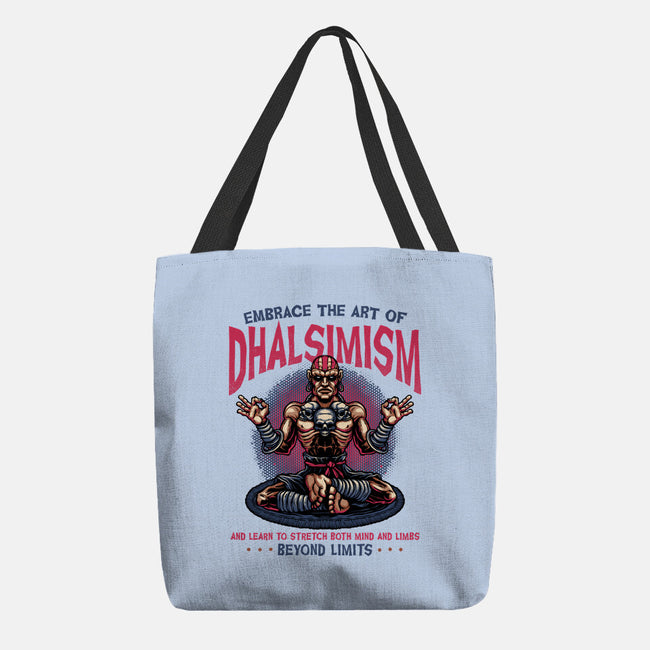 The Art Of Dhalsimism-None-Basic Tote-Bag-glitchygorilla